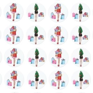 x100 Fashion Handbag Sticker Seals Handmade Fashion Girl Scrapbook Stick…